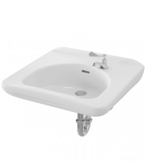 مغسلة أفرنجي  مربع أبيض مقاس 550×430×580 ملم  - صناعة اندونيسيا  # TOTO -LW103JT1